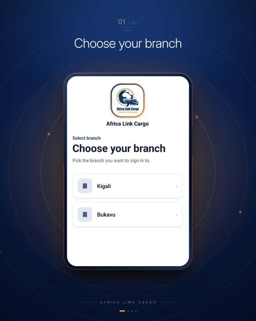 Choose your branch screen